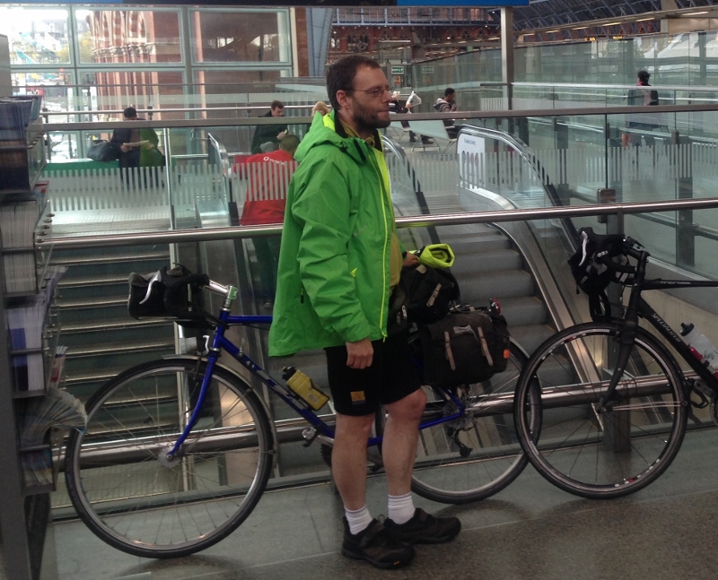 Arthur at St Pancras